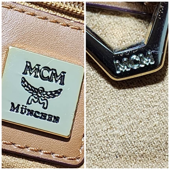 Authentic MCM Visetos Knapsack Heritage Double Pocket Backpack - Picture 8 of 16